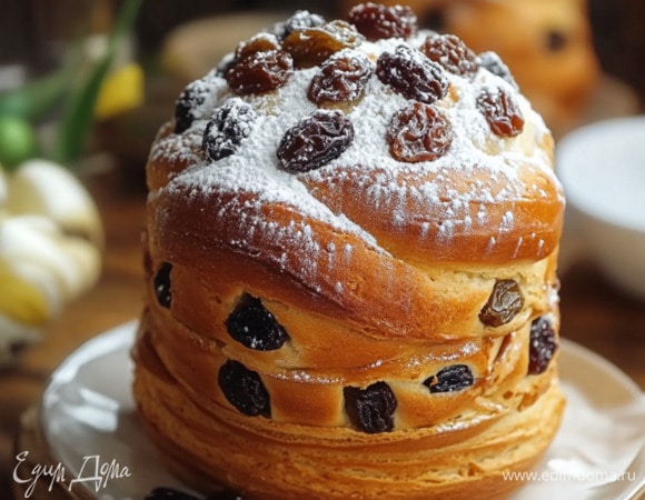 Пасхальный кулич краффин Пасхальный кулич краффин
