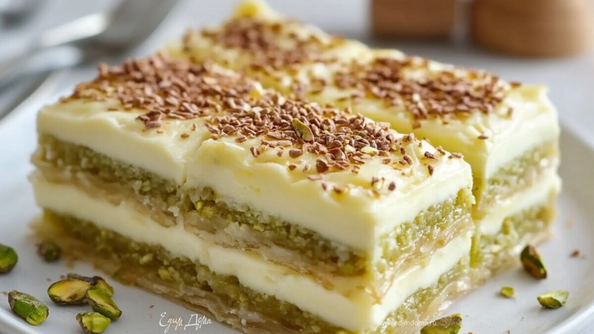 Рецепт дубайского шоколада с белым шоколадом