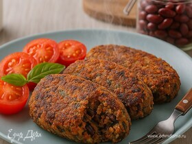 Постные котлеты из фасоли