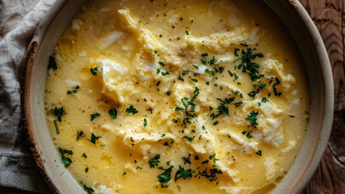 Суп из муки и яиц