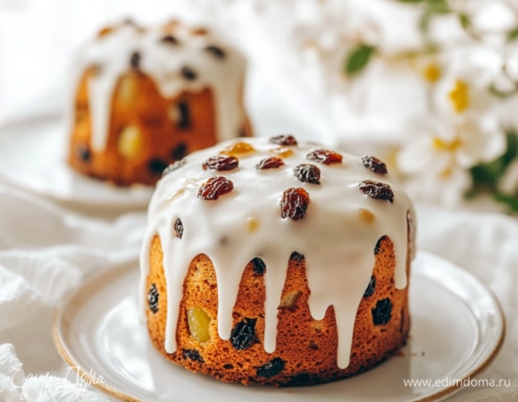 Рецепт влажных куличей