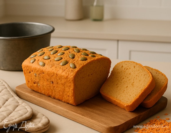 Белковый хлеб из чечевицы