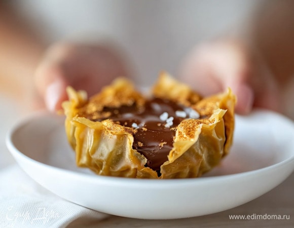 Рецепт дубайского шоколада с карамелью