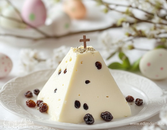 Классическая пасха с изюмом и ванилью Классическая пасха с изюмом и ванилью