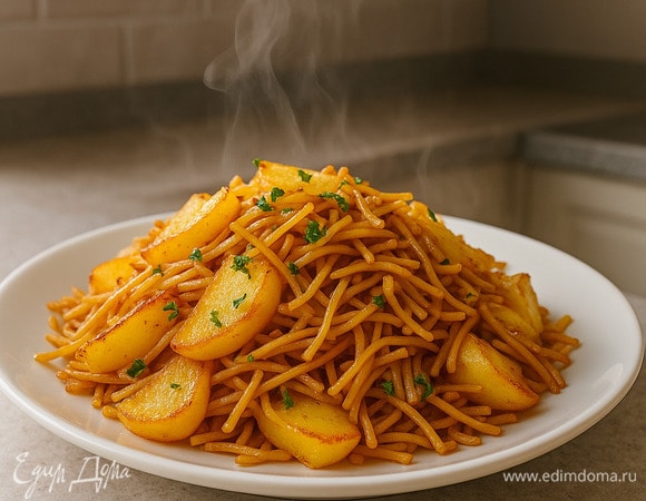 Вермишель с картошкой Вермишель с картошкой