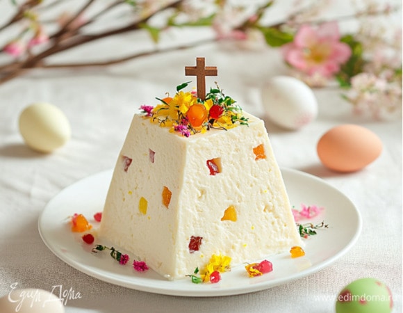 Пасха с цукатами и лимонной цедрой