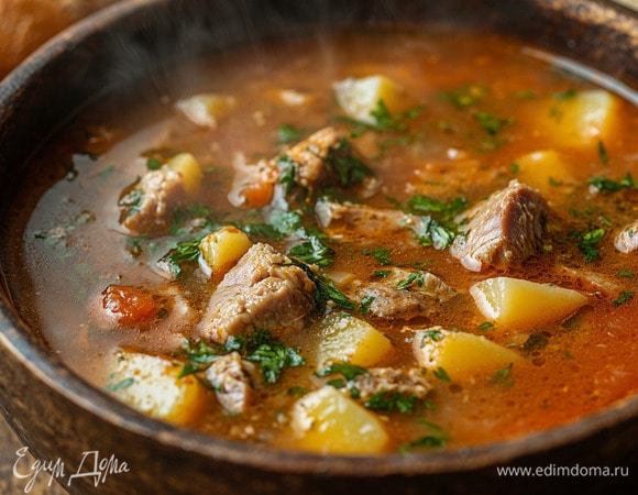 Харчо из свинины с картошкой Харчо из свинины с картошкой