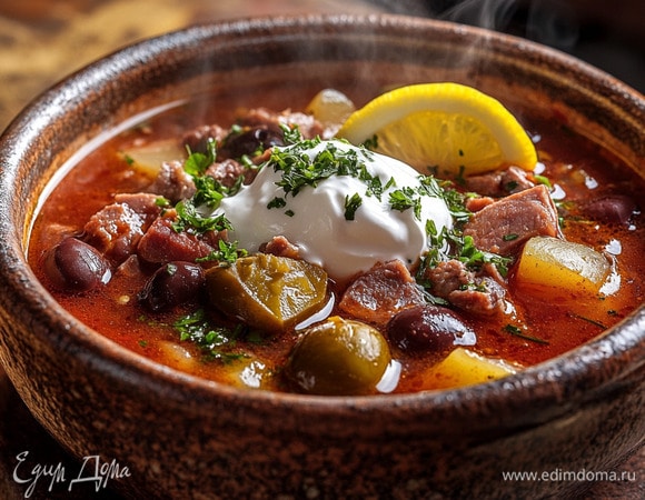 Солянка с картошкой Солянка с картошкой