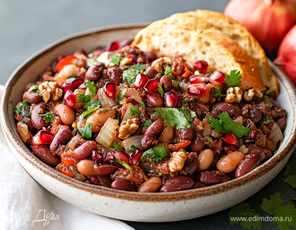 Лобио из красной фасоли по-грузински