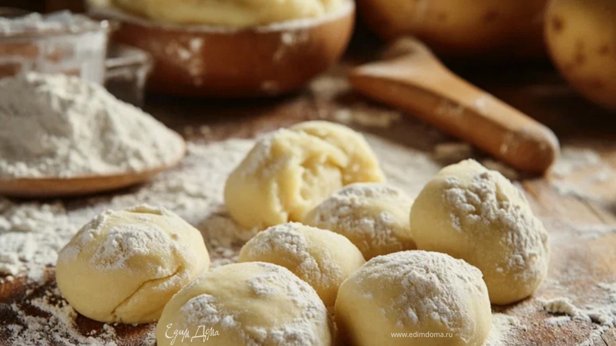 Тесто с картошкой