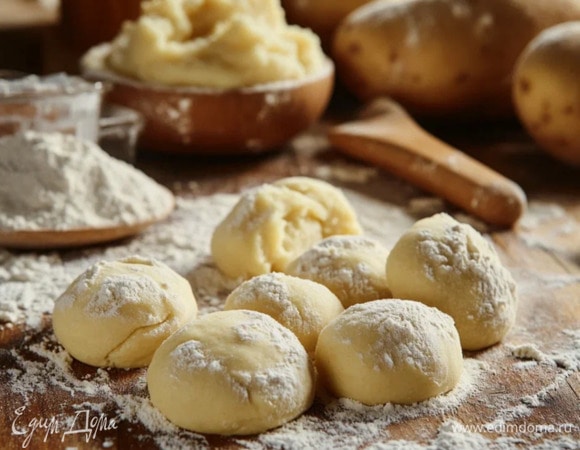 Тесто с картошкой