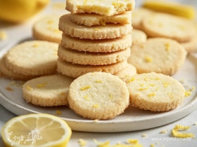 Песочное печенье с лимонной цедрой