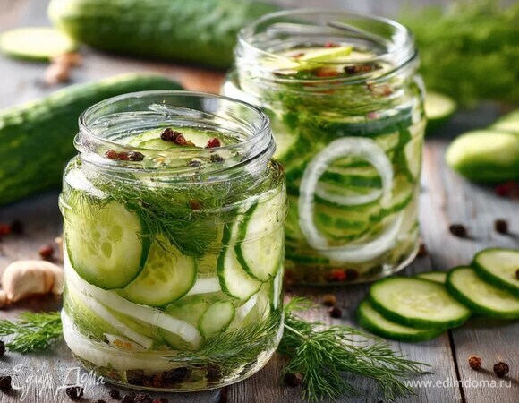Огурцы по фински без горчицы