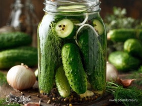 Огурцы по фински в банках