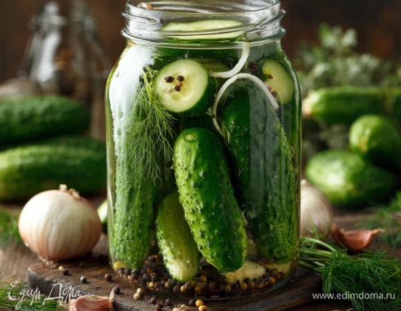 Огурцы по фински в банках