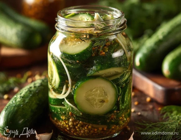 Огурцы по-фински резанные 