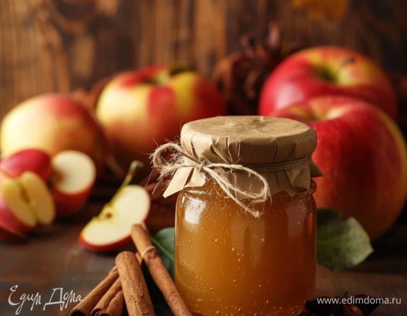 Домашнее яблочное повидло с корицей на зиму Домашнее яблочное повидло с корицей на зиму