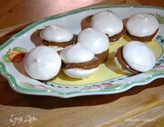 Меренги с шоколадной начинкой
