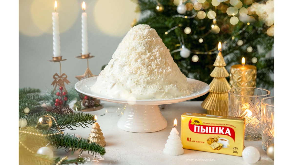 Торт «Снежная крепость»