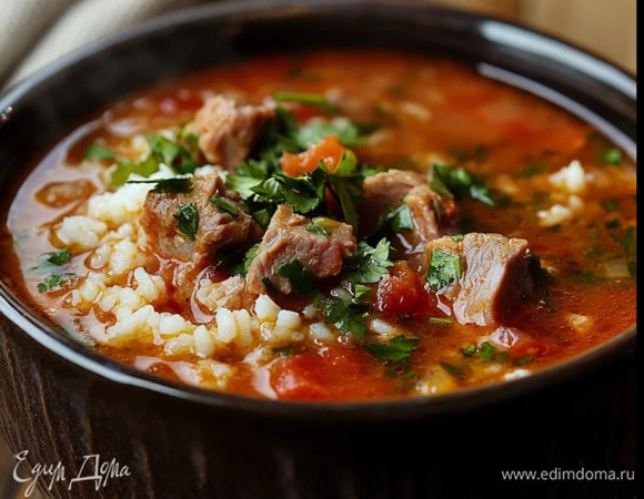 Харчо из свинины с рисом Харчо из свинины с рисом