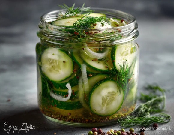Огурцы по фински с уксусом Огурцы по фински с уксусом