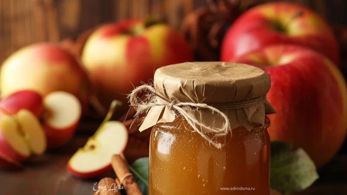 Домашнее яблочное повидло с корицей на зиму