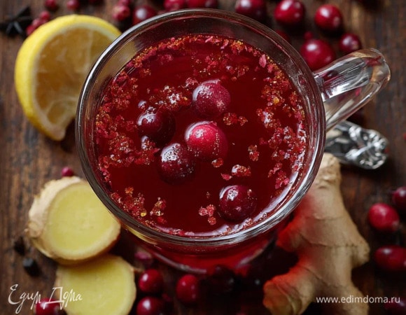 Ягодный чай с имбирём Ягодный чай с имбирём