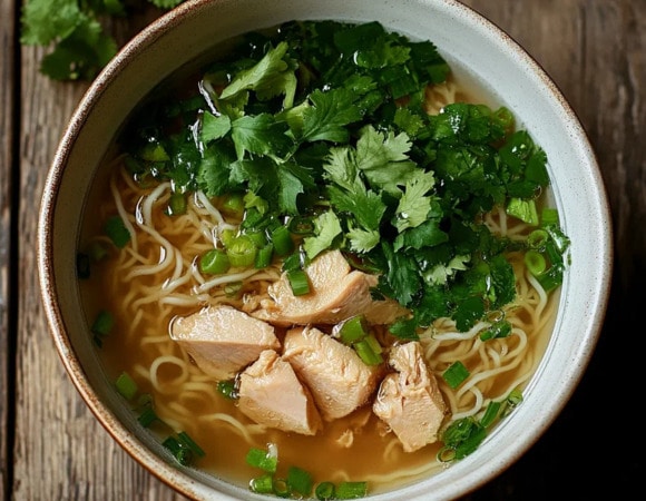 Суп с индейкой в азиатском стиле
