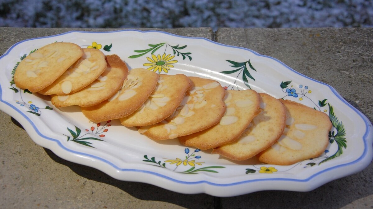 Печенье с миндальными хлопьями