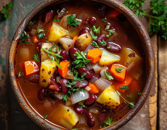 Суп из красной фасоли