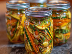 Кабачки по-корейски на зиму