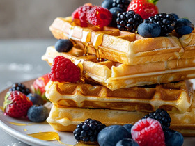 Венские мягкие вафли для электровафельницы