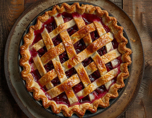 Пирог с вишней