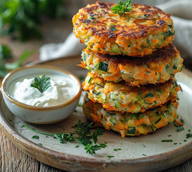 Овощные котлеты с морковью и цукини