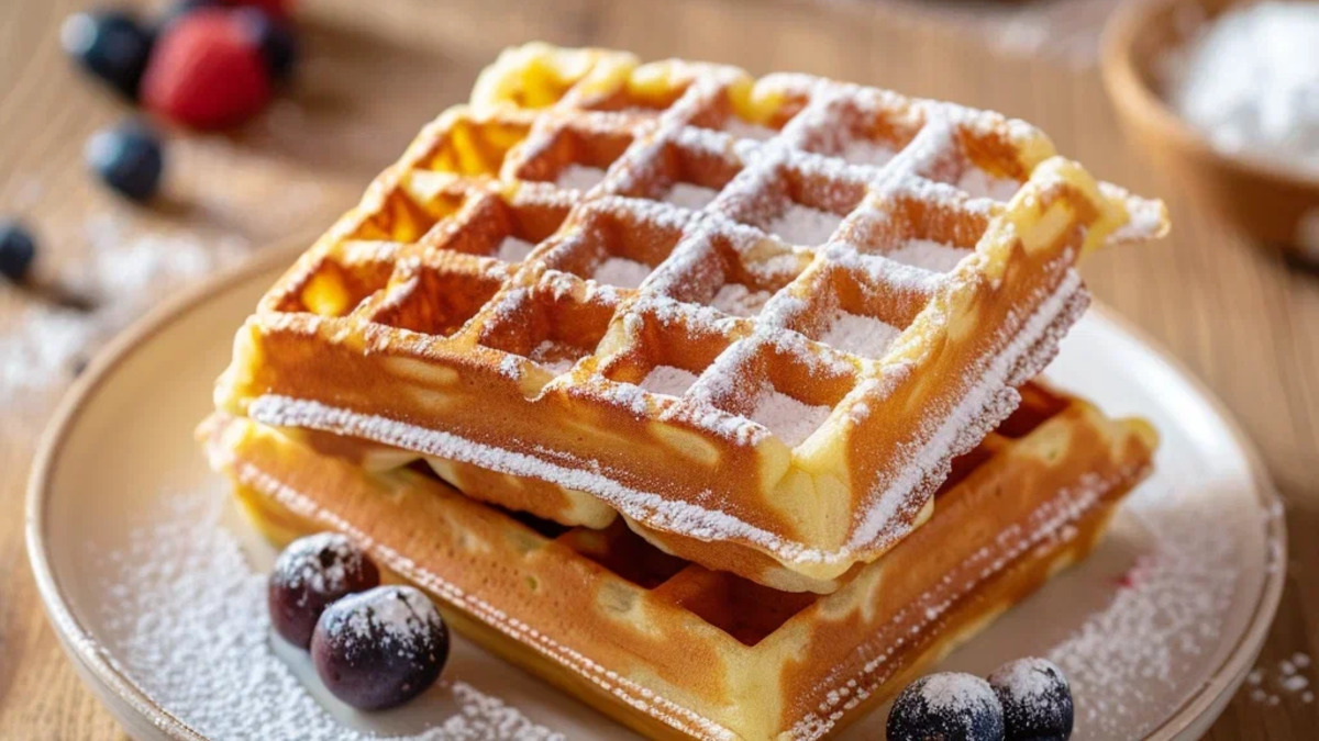 Венские вафли для электровафельницы на молоке