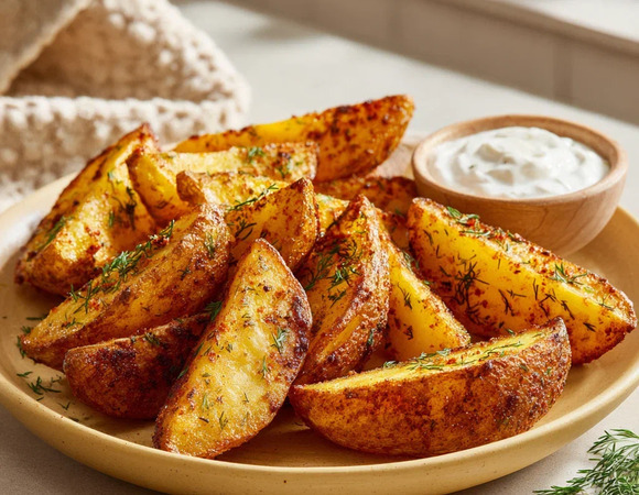 Картошка по-деревенски в аэрогриле Картошка по-деревенски в аэрогриле