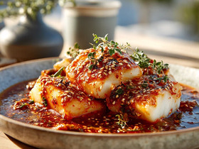 Минтай в соусе по-корейски