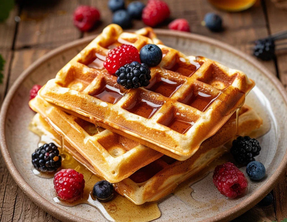 Венские вафли для электровафельницы на кефире