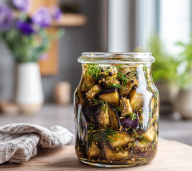 Баклажаны как грибы с зеленью