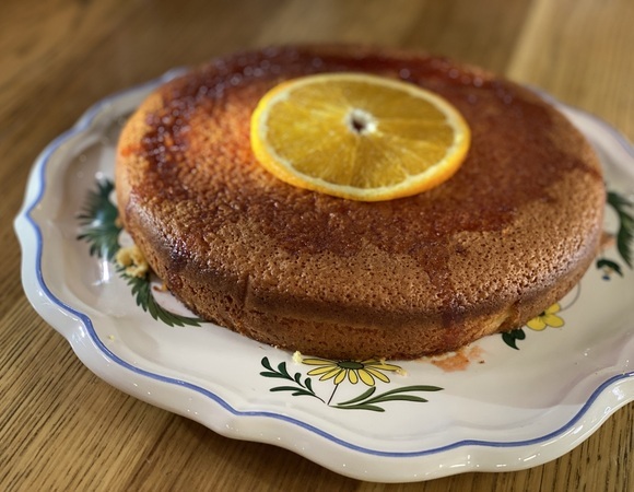 Зимний апельсиновый кекс