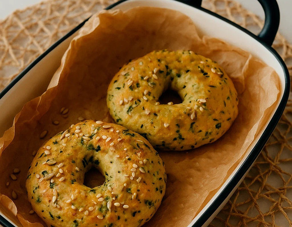 Творожные бейглы на завтрак