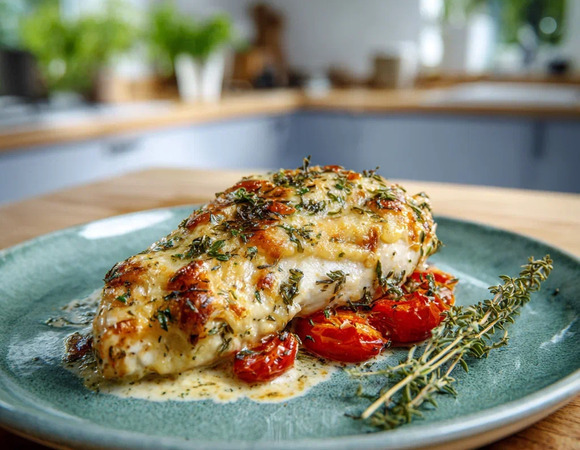 Курица по-французски в духовке