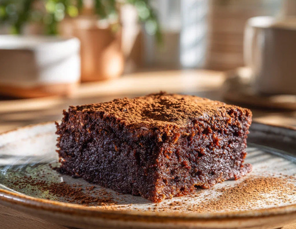 Пряный брауни с кабачком