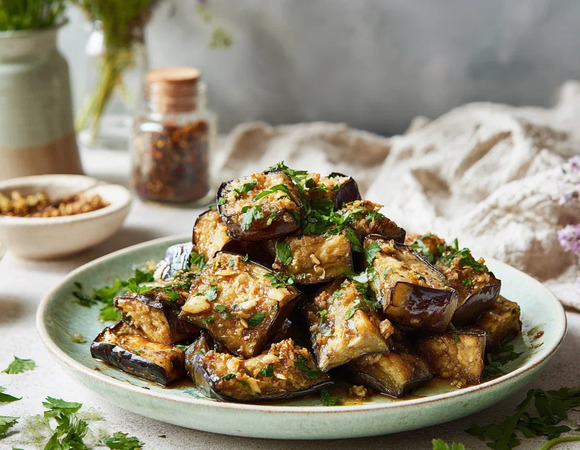 Баклажаны на сковороде как грибы