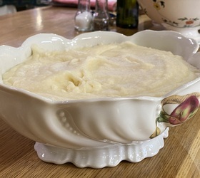 Пюре из картофеля, цветной капусты и корня сельдерея