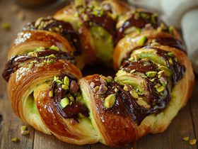 Домашняя плетенка с дубайским шоколадом