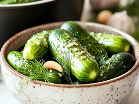 Малосольные огурцы рецепт быстрого приготовления в кастрюле