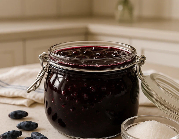 Варенье-пятиминутка из жимолости 
