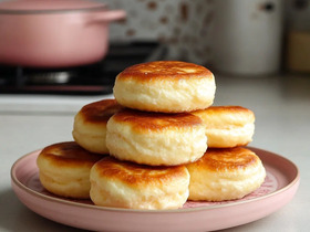 Пышные сырники из творога на сковороде