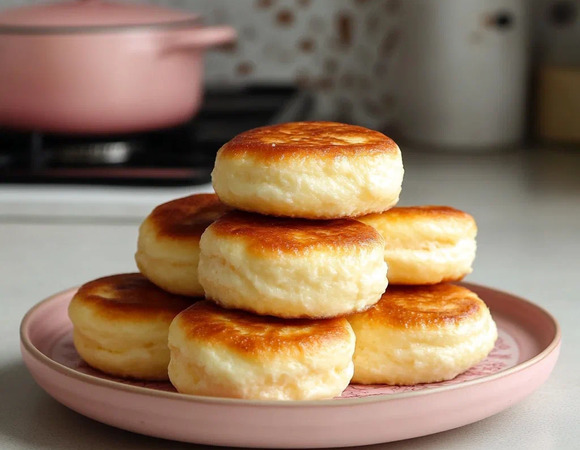 Пышные сырники из творога на сковороде